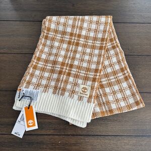 NWT Unisex Authentic Timberland Plaid Winter Scarf